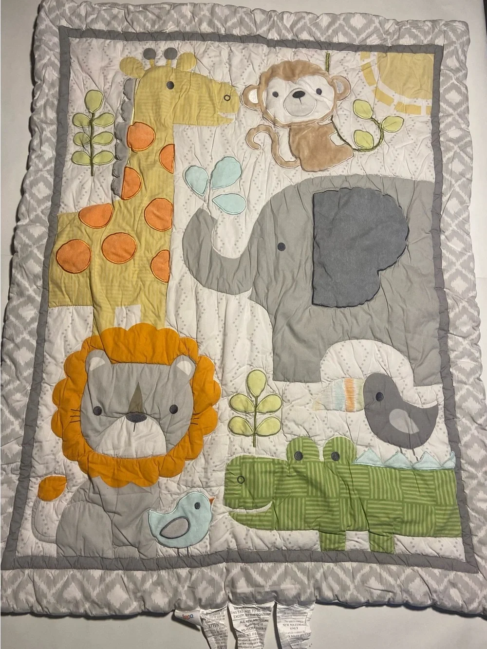 Baby Circo Comforter Set Jungle Animals Theme Crib Infant Nursery